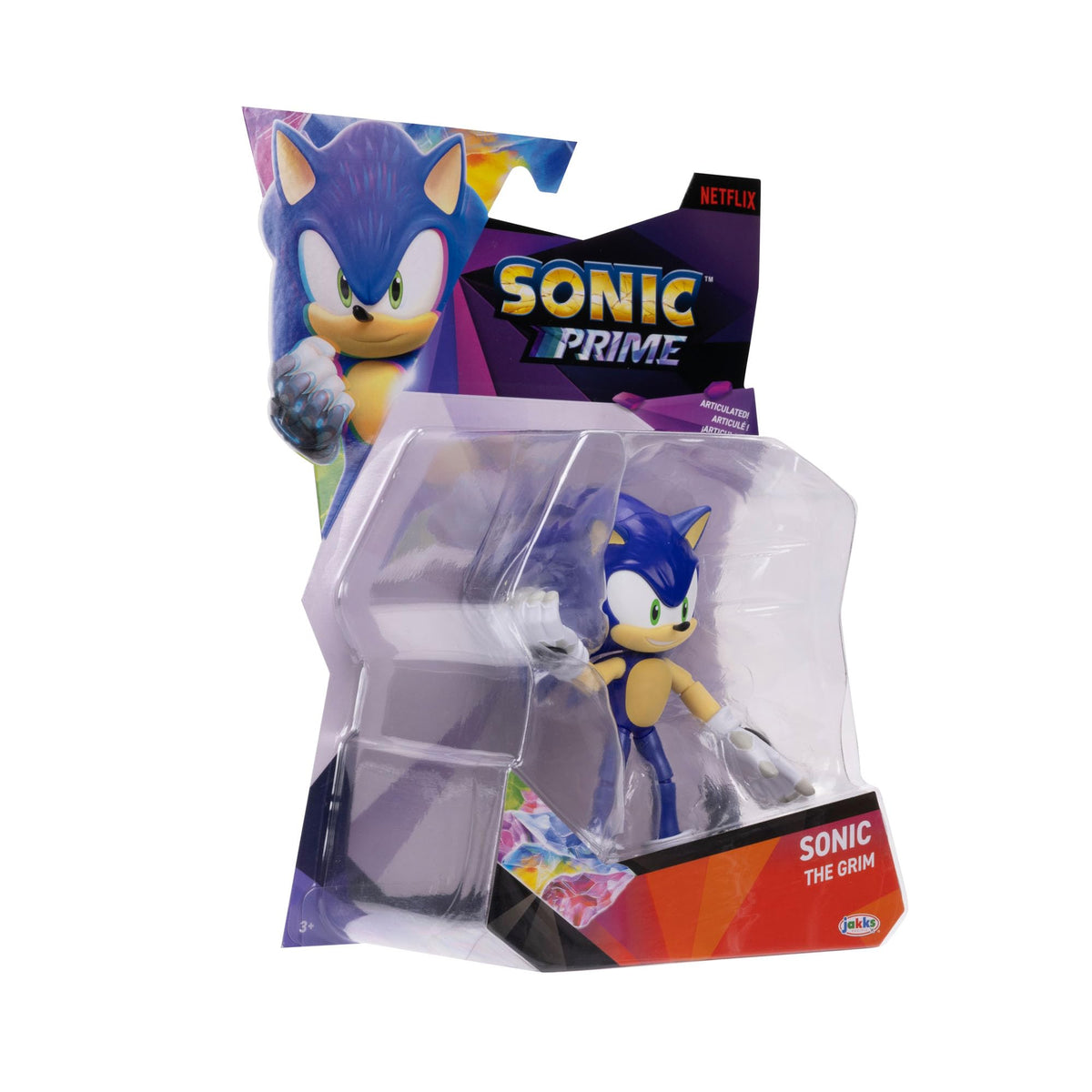 JAKKS Pacific Sonic Prime 5-inch figure Gnarly Knuckles for dynamic battles and playtime