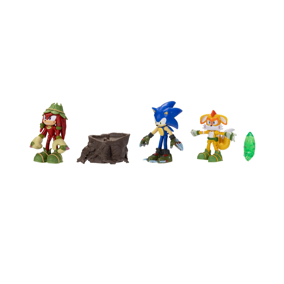 JAKKS Pacific Sonic Prime Bos Cage Maze Gnarly Knuckles action pose