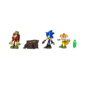 JAKKS Pacific Sonic Prime Bos Cage Maze Gnarly Knuckles action pose