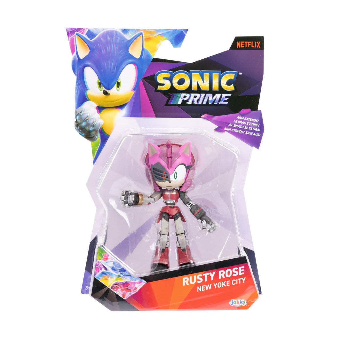 JAKKS Pacific Rusty Rose articulation with 12+ joints for versatile posing.