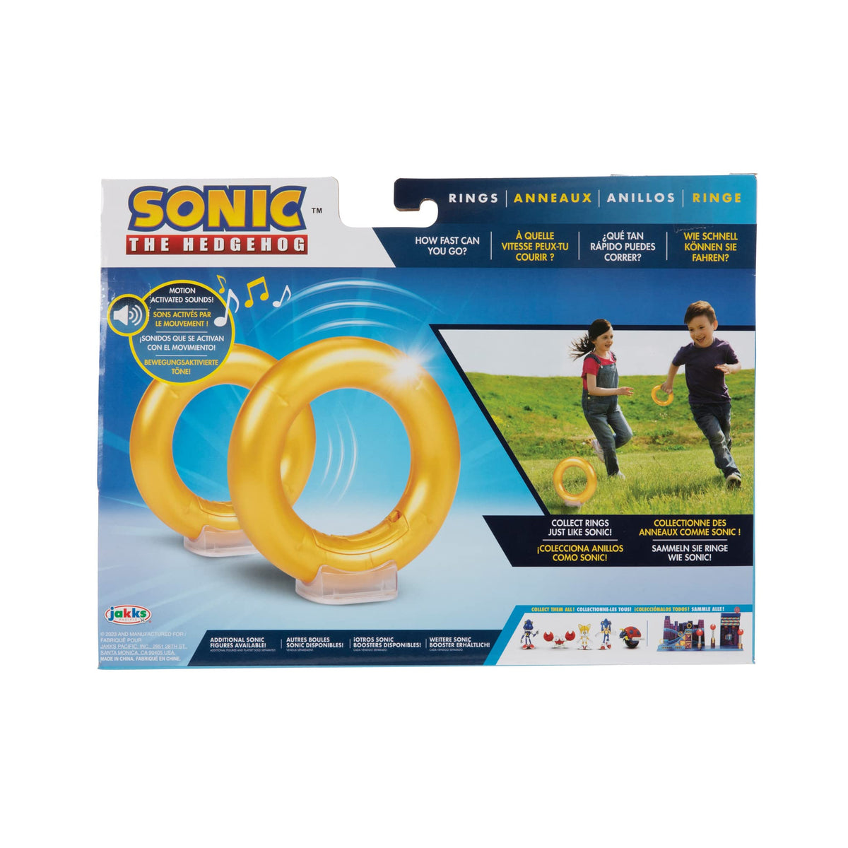 Ready-to-play Sonic Rings set sparks quick start adventures.