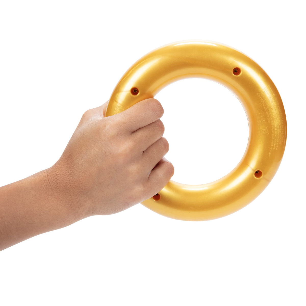 Two Sonic Rings with stands for easy play and elegant display.
