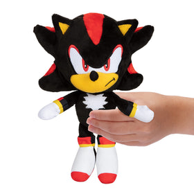 JAKKS Pacific Sonic Shadow plush closeup face highlights soft fabric and friendly appeal