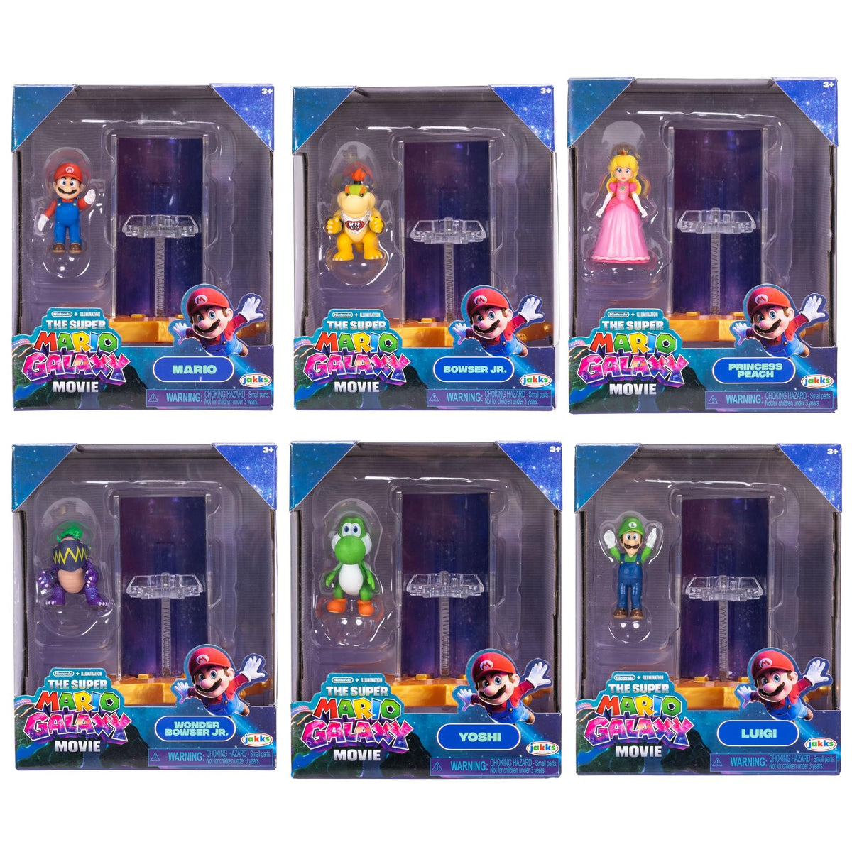 JAKKS Pacific Yoshi mini figure with bright colors for display