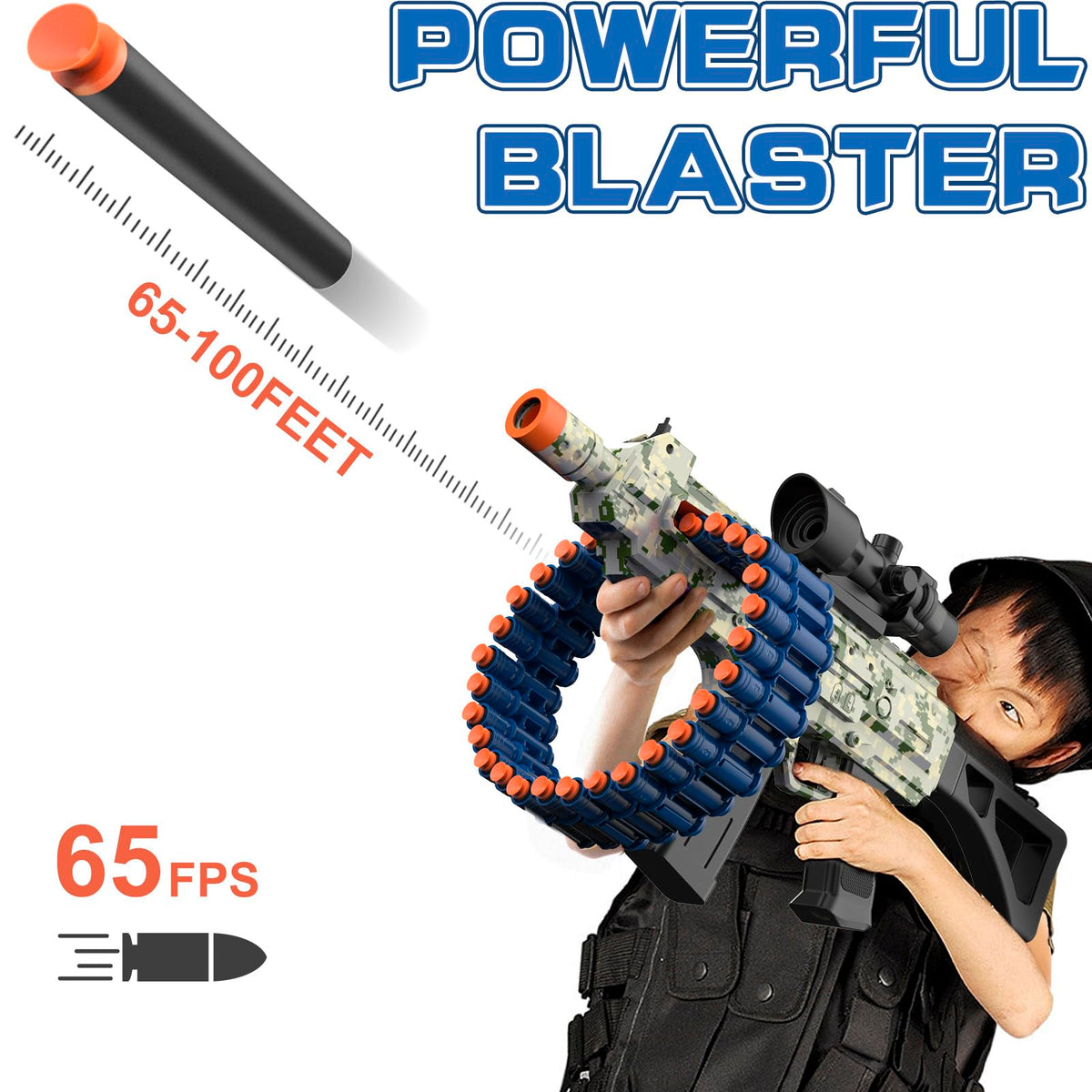 JakMean belt-fed rotating chamber for nonstop action