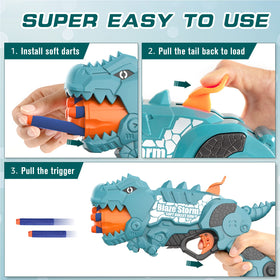 JakMean Dinosquad safe ABS material designed for kids over six.