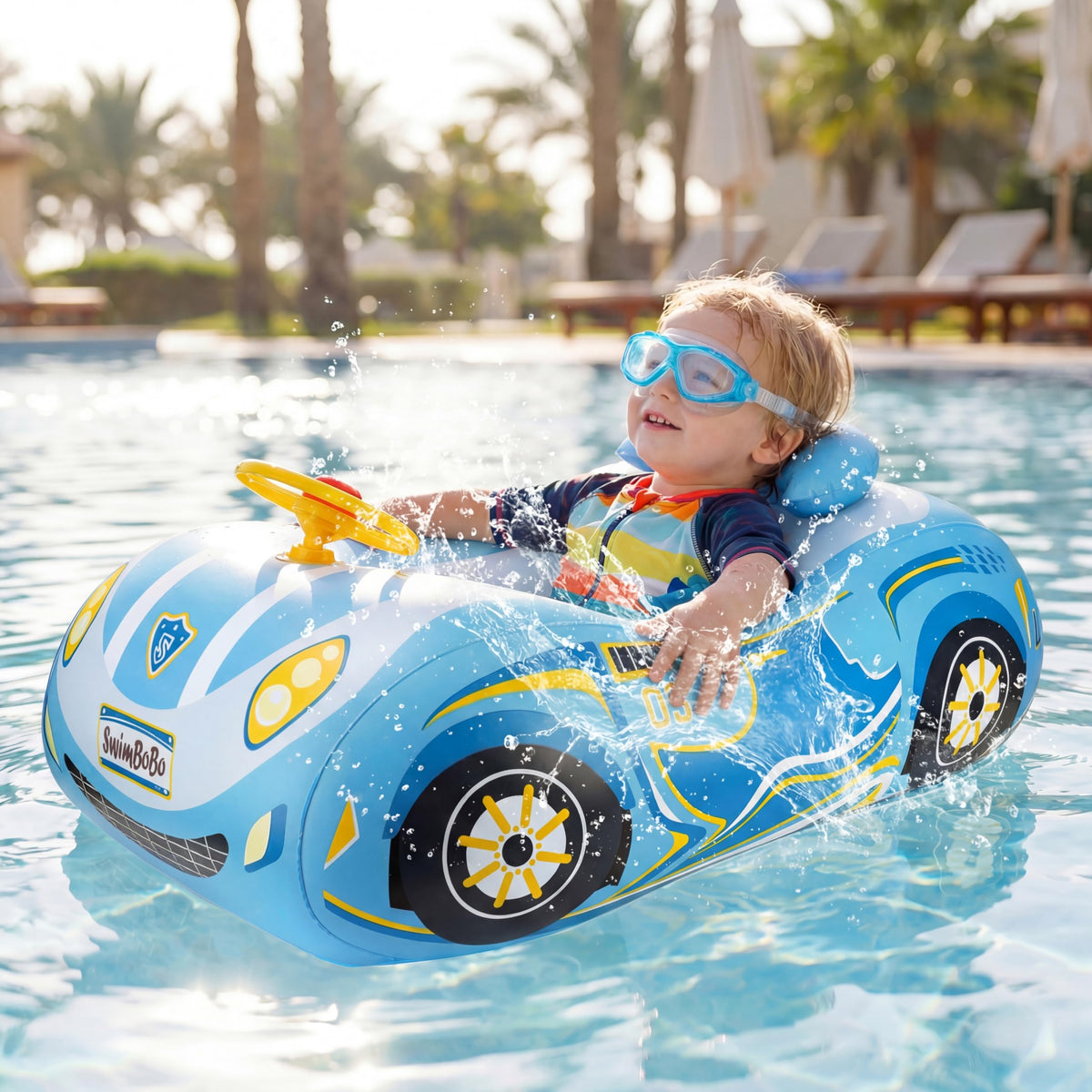 JALAROMA inflated size 31x24x10.6 inches supports toddlers 20–44 lbs.
