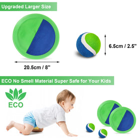 Jalunth ball catch set adjustable strap fits kids and adults for easy wear