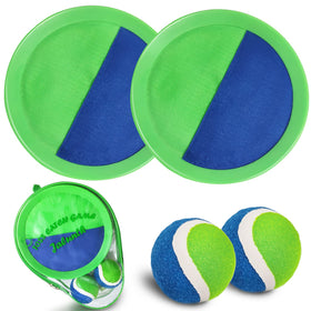 Jalunth ball catch set paddle shows sturdy construction for durable outdoor play