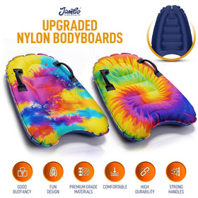 JAMBO boards for pool, lake, and water slide adventures.