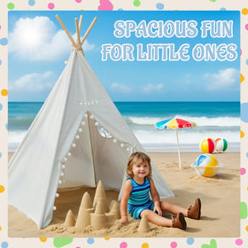 Jamceoceo sleepover ready teepee for parties and cozy naps