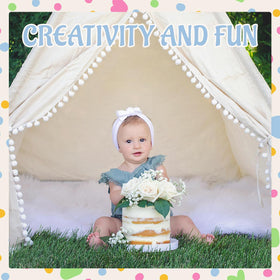 Jamceoceo spacious play area with 47x55 inch interior for reading