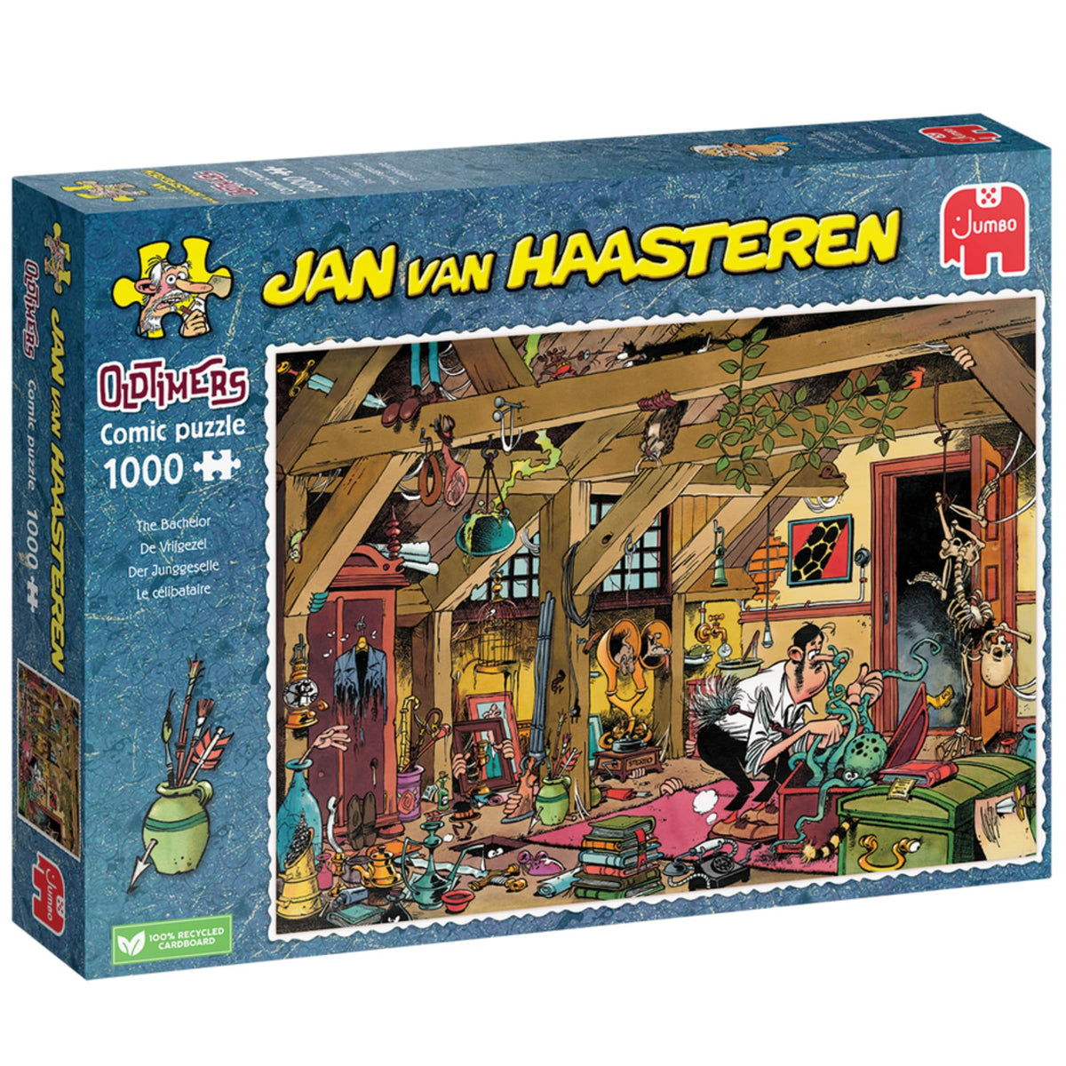 Jan van Haasteren Oldtimers Bachelor puzzle, 1000 pieces, relaxing challenge for puzzle lovers.