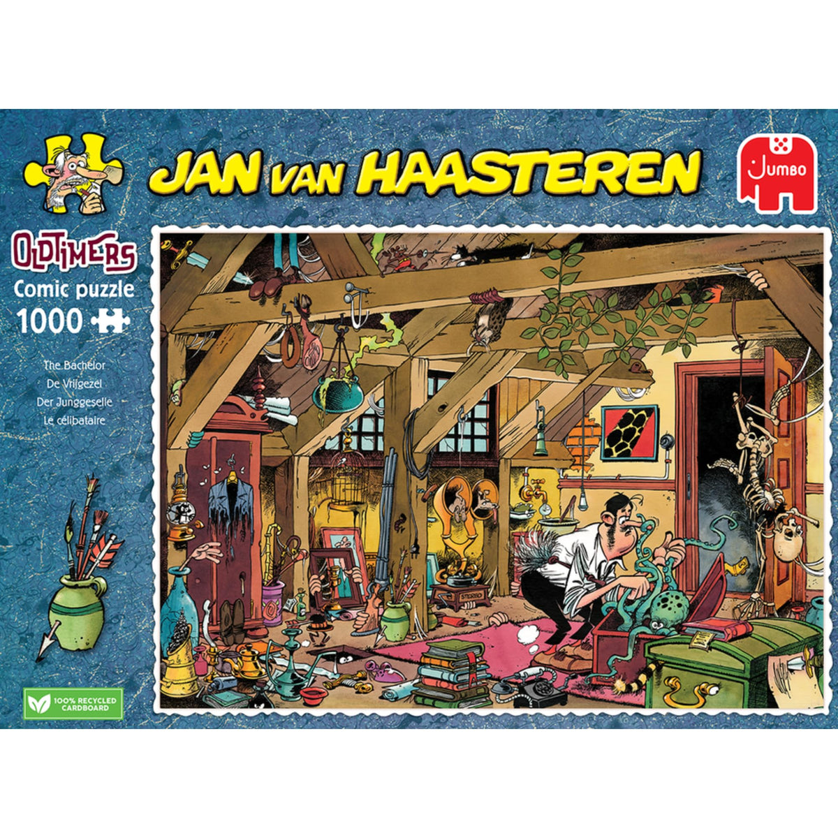 Jan van Haasteren Oldtimers puzzle, poster-like finish ready to hang.