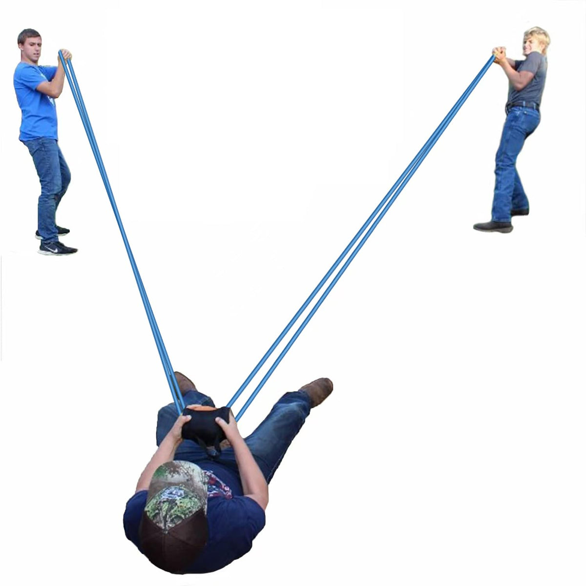 JANADIO water-balloon launcher in action delivering long-range backyard fun.