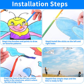 JaneNing polyester kite material offers durable, fluttering colors.