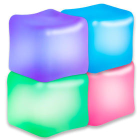 JANESVISSY Stress Cube Glow Blue for calming focus during study sessions.