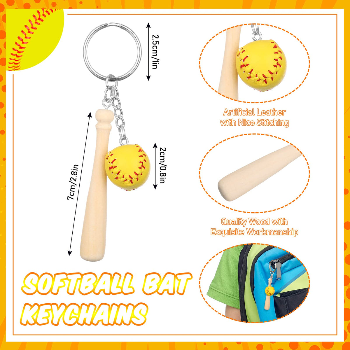 Janinka softball hair ties in four styles for versatile looks