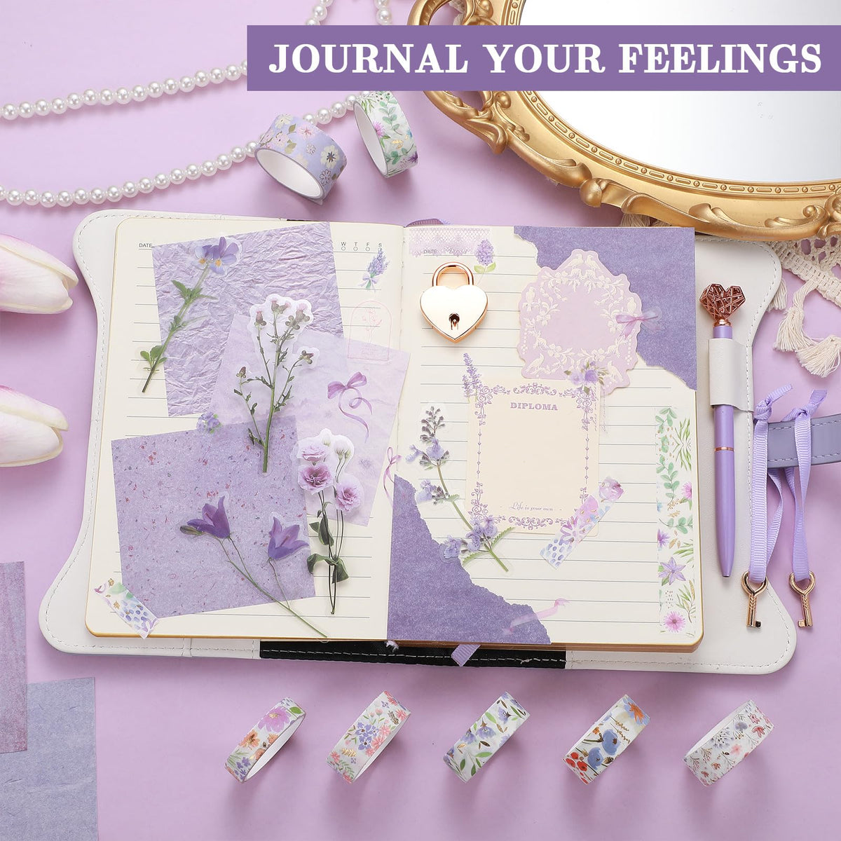 Janlaugh tote bag carries diary and supplies on the go.