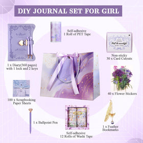 Janlaugh washi tape set adds color and texture to crafts.