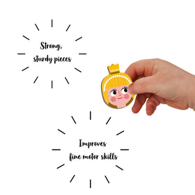 Janod Magneti'book Fairy Tales child enjoying portable magnetic storytelling activity.