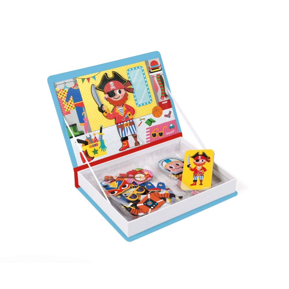 Janod MagnetiBook design cards spark ideas for creative costumes.