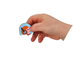 Janod MagnetiBook enhances hand-eye coordination through magnetic play.