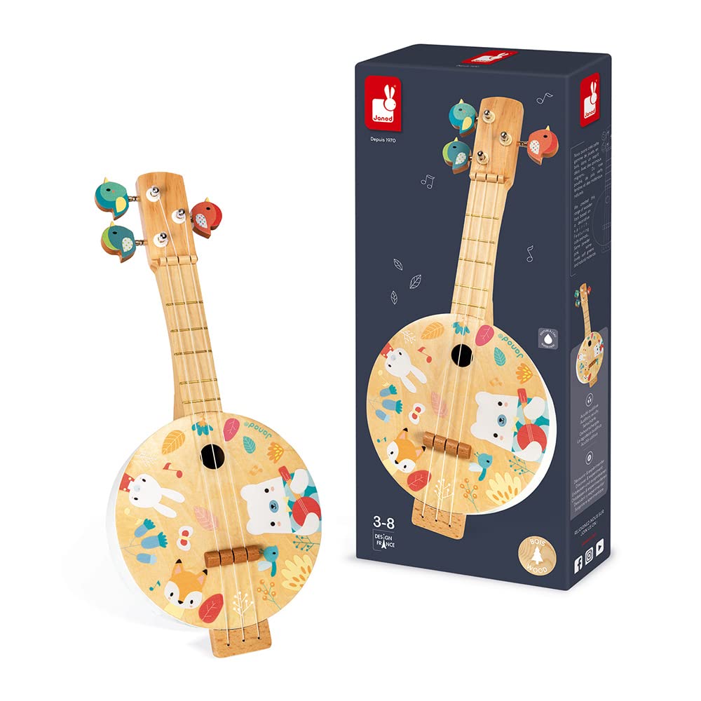 Janod Pure Banjo makes a charming birthday gift encouraging musical exploration.