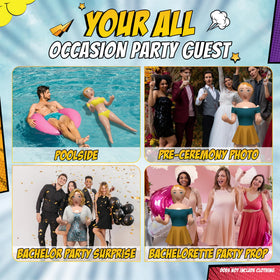 JANOKE party prop heightens event ambiance and group photos.