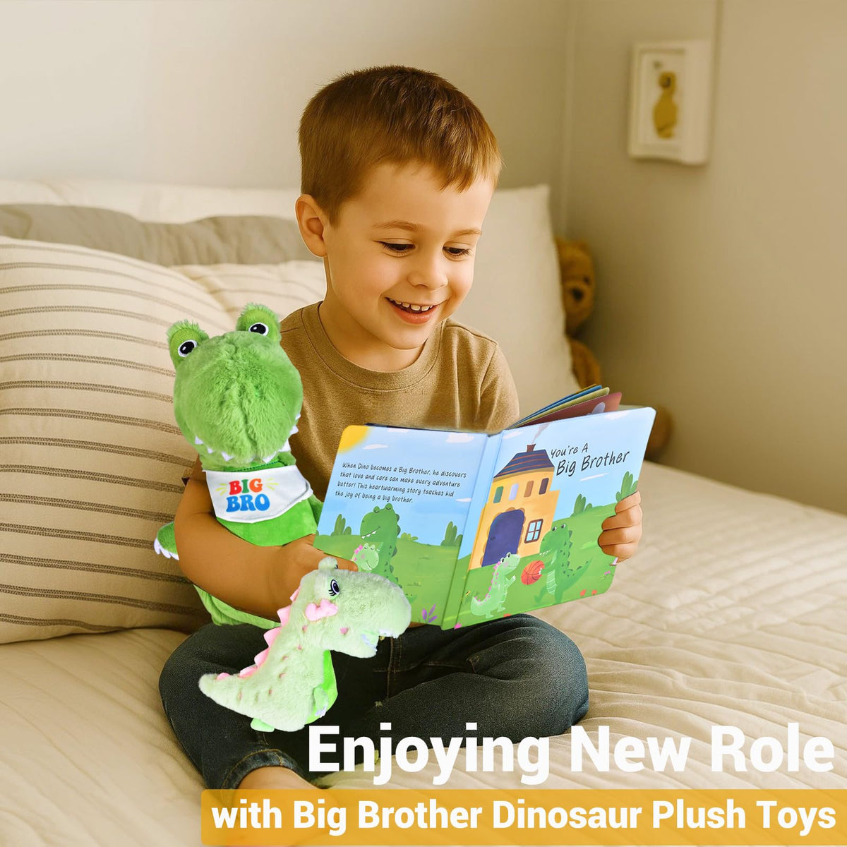 JAJOAGIA dinosaur-themed storybook supports shared reading.