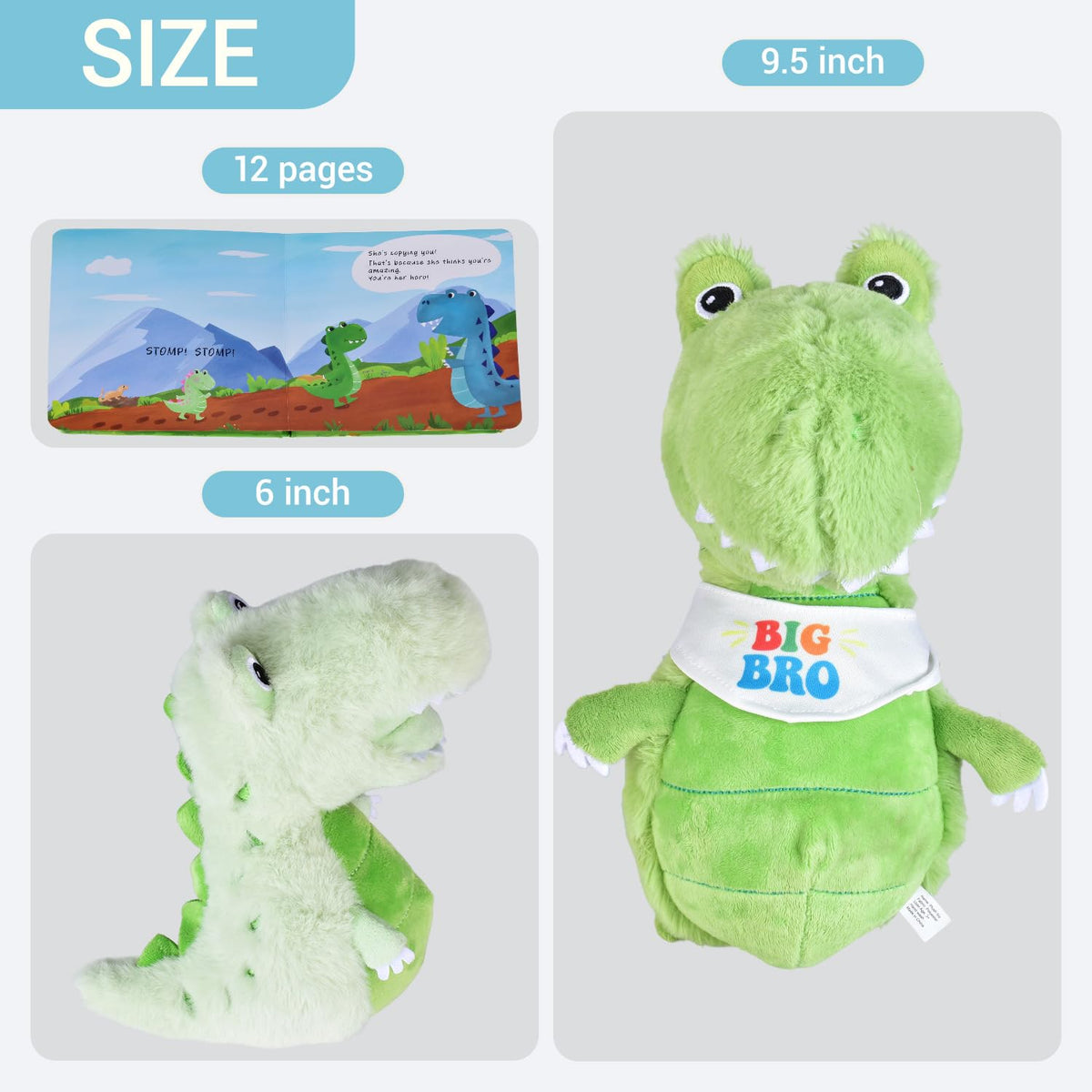 JAJOAGIA dual plush set encourages imaginative play and pretend stories.