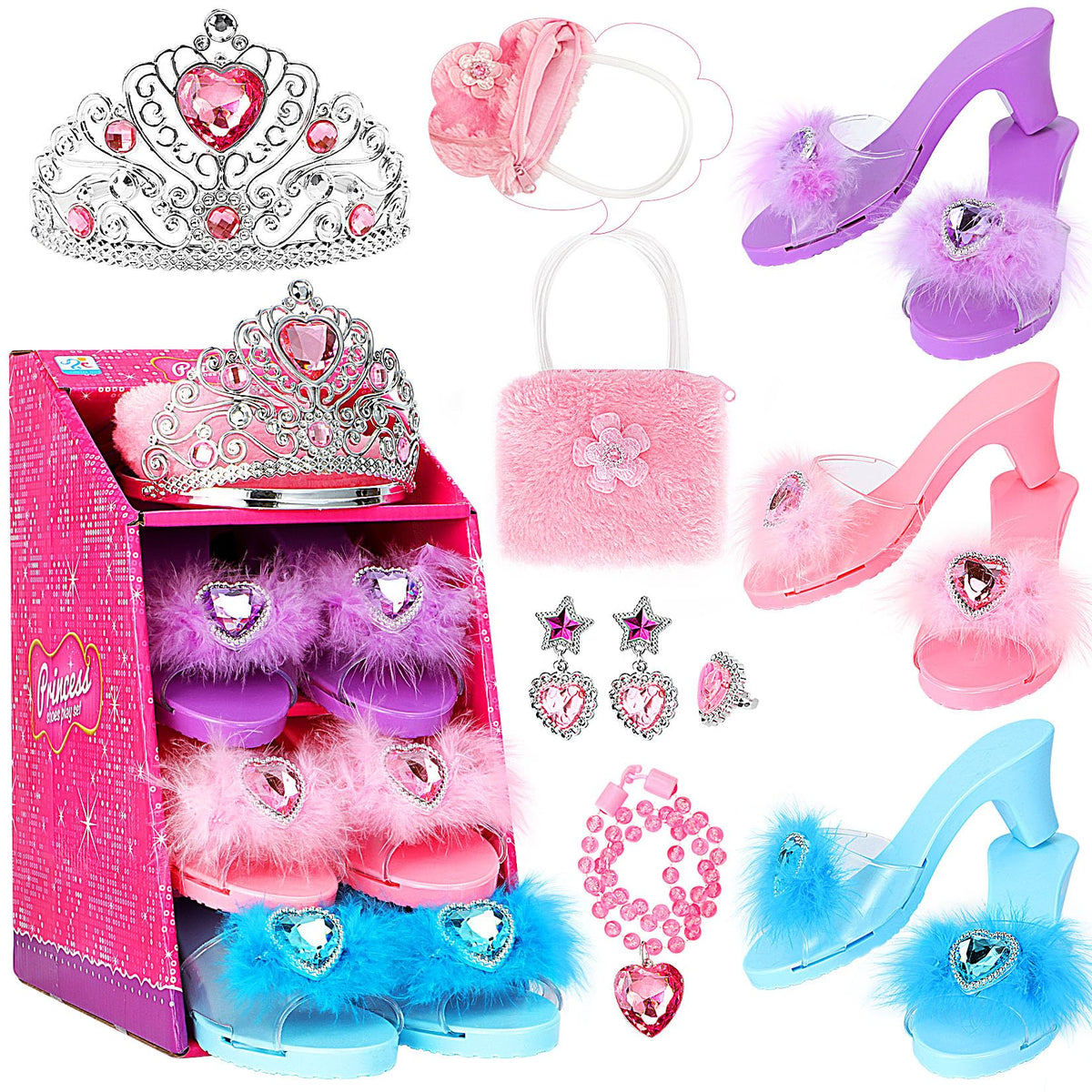 Jaolex glittery jewelry detail highlights bright rhinestones for magical moments