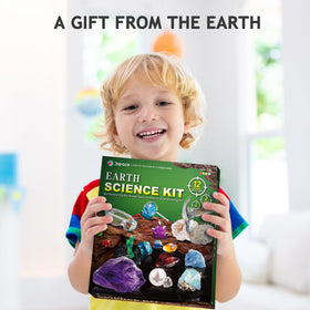 Japace Earth Science Kit illustrated manual guiding kid-friendly experiments step by step