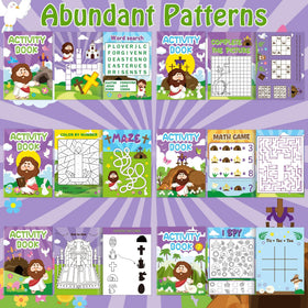 JAPBOR Durable paper activity pages suitable for crayons and pencils