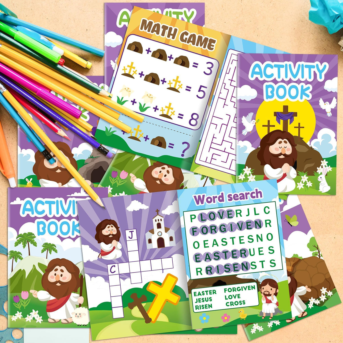 JAPBOR Kids coloring with crayons, developing focus and fine motor skills