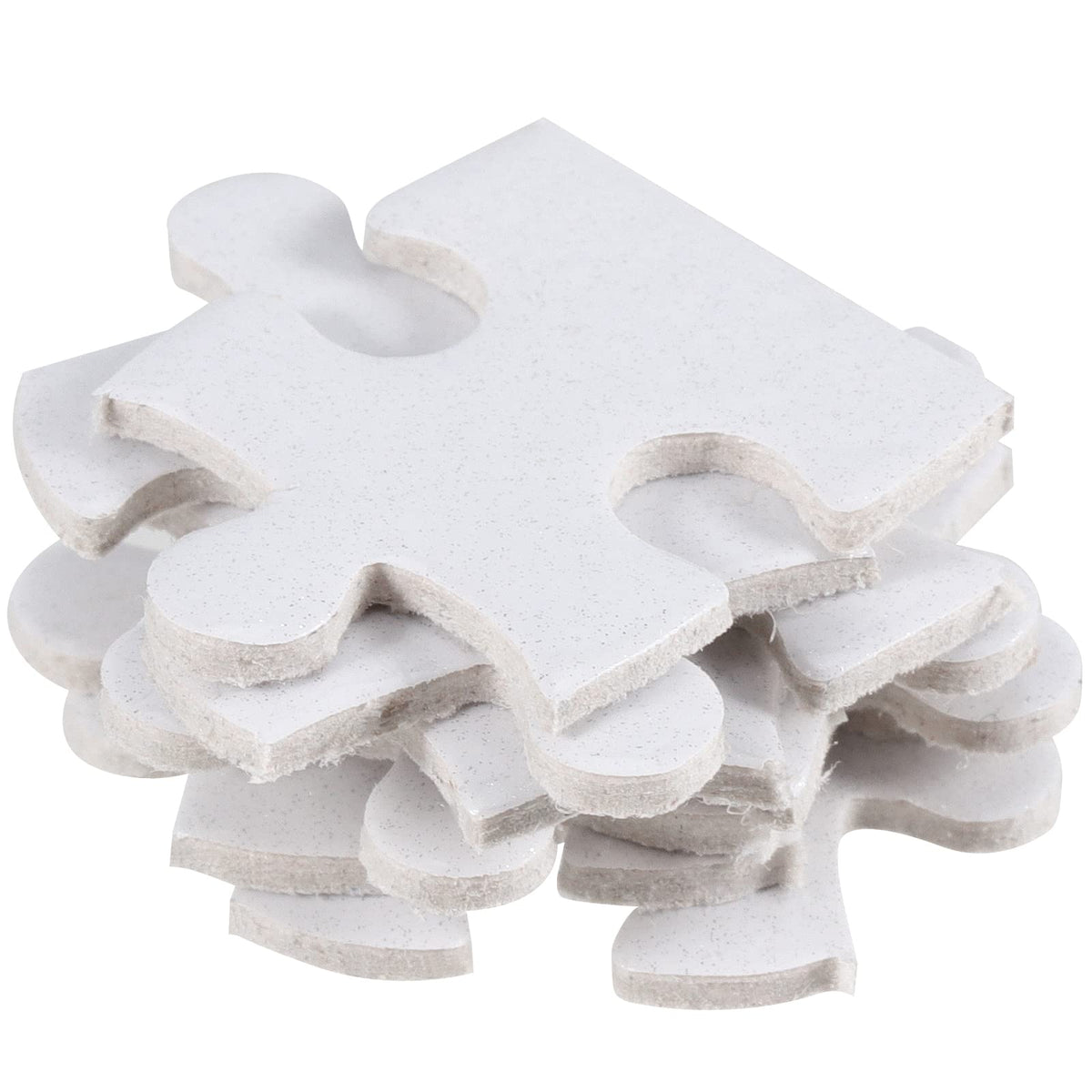 JAPCHET white sublimation puzzle blanks provide a sturdy base for projects.