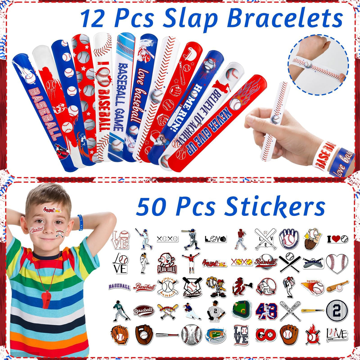 Japior Baseball Party Deluxe Pack mini-baseballs as soft decor.