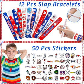 Japior Baseball Party Deluxe Pack mini-baseballs as soft decor.