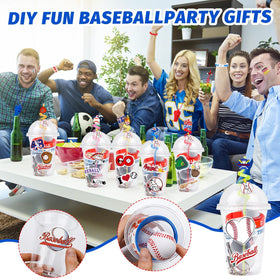 Japior Baseball Party Deluxe Pack stickers brighten goody bags.