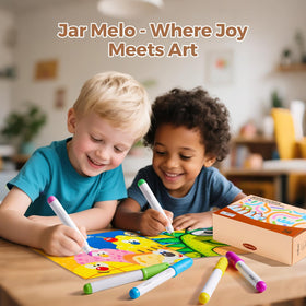 Jar Melo gift pack for young artists, ideal for birthdays and holidays.