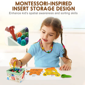 Jar Melo key crayons held by a toddler showing easy grip for small hands.