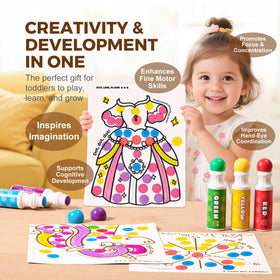 Jar Melo non-toxic water-based markers are safe and washable.