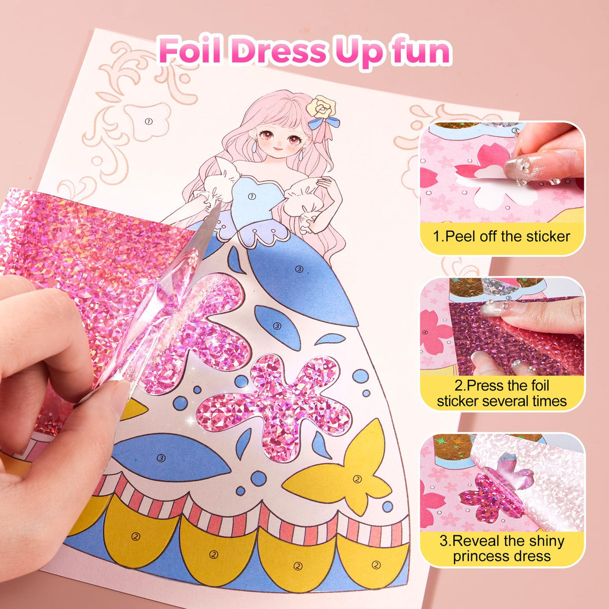 Jar Melo Glowing foil stickers let kids upgrade outfits with shimmering details