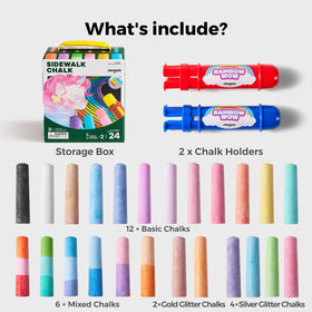 Jar Melo gift-pack chalk set ready for birthdays and playdates.