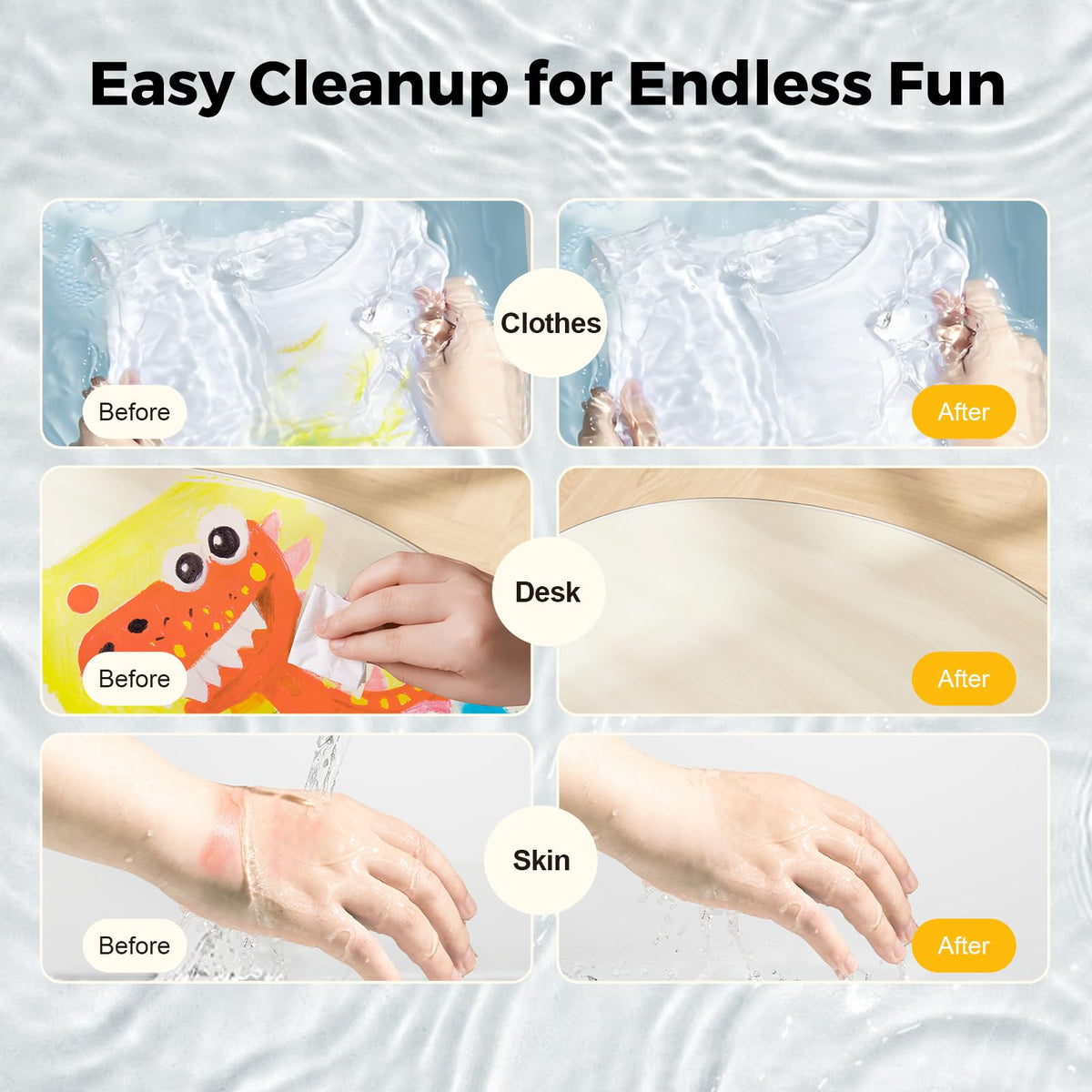 Jar Melo tempera paint sticks versatile on paper wood stone and canvas.