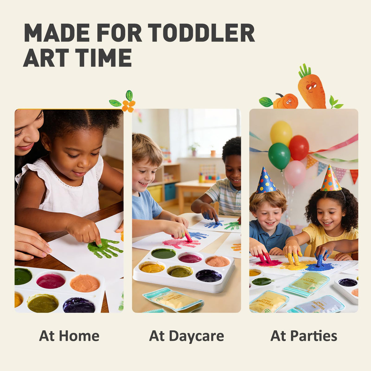Jar Melo baby hand-foot art, a perfect early learning tool.