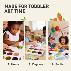 Jar Melo baby hand-foot art, a perfect early learning tool.