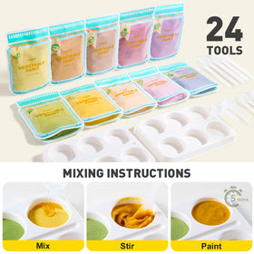 Jar Melo creamy texture paint for hands-on sensory play.