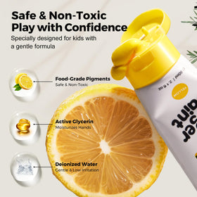 Jar Melo non-toxic pigments ensure safe painting sessions for curious little hands