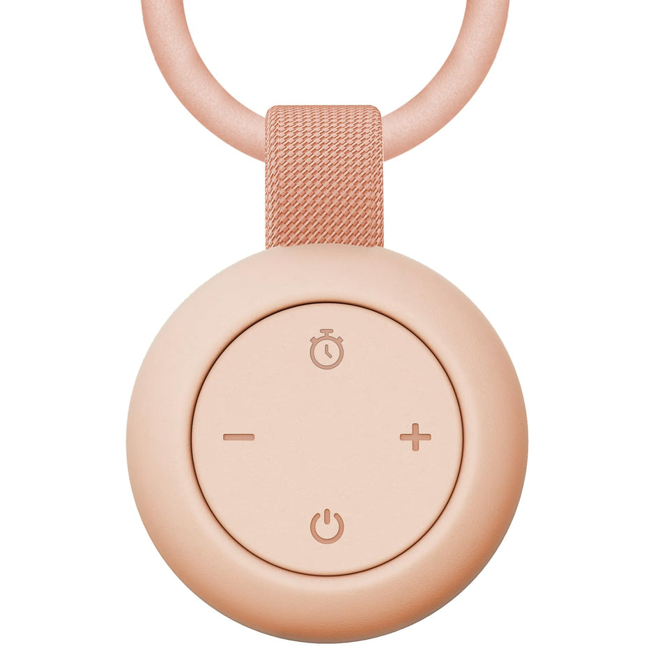 Jaroco peach portable baby sound machine front view for calm sleep
